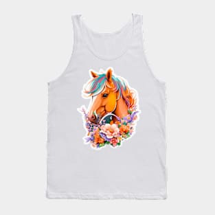 Flower Horse Tank Top